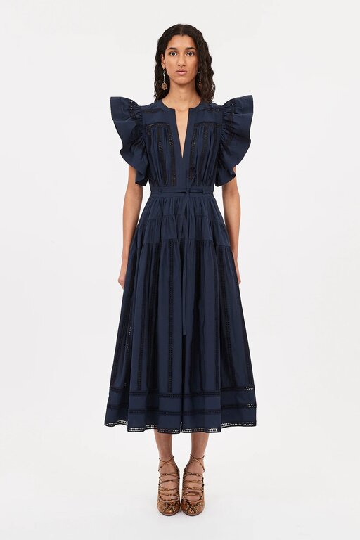 ULLA JOHNSON Ulla Johnson Emery Dress MIDNIGHT