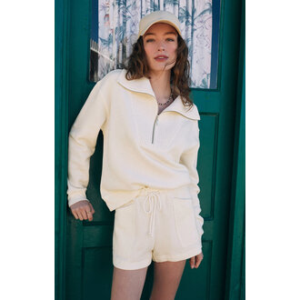 Z SUPPLY Z Supply Patio Fleece Short Sea Salt