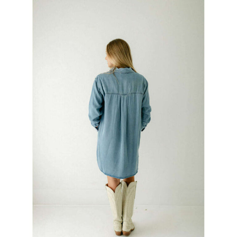 Z SUPPLY Z Supply Dover Chambray Dress Sun Bleached Indigo