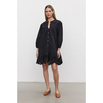 VELVET VELVET BARB DRESS BLACK