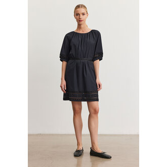 VELVET VELVET IZABELLA DRESS BLACK