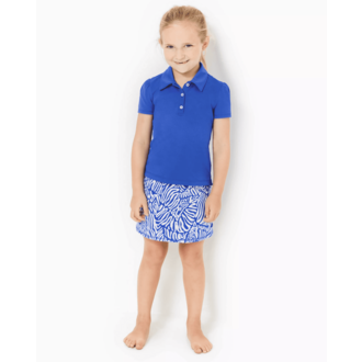 LILLY PULITZER LILLY PULITZER MINI FRIDA PUFF SLEEVE PO MARTINIQUE BLUE