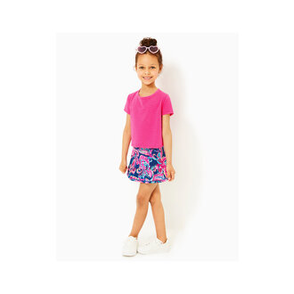 LILLY PULITZER LILLY PULITZER MINI CASCADIA SKORT UPF 5 MULTI FLITTING ABOUT