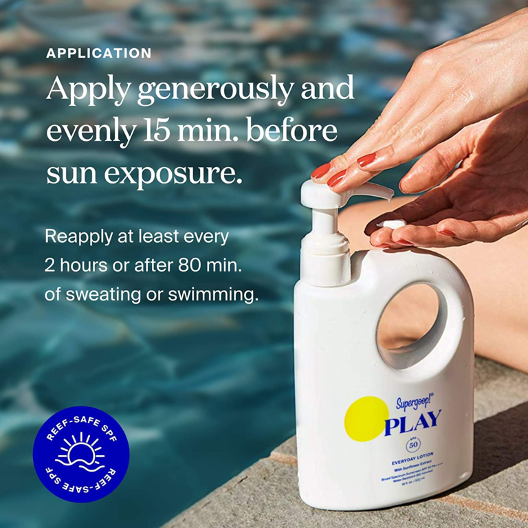 SUPERGOOP SUPERGOOP PLAY EVERYDAY SPF 50 18FL OZ w/sunflower extract