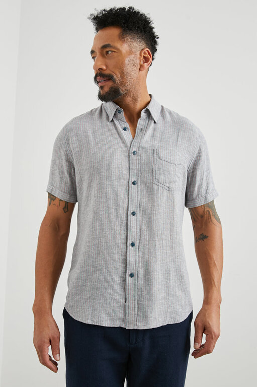 Rails RAILS CARSON CHAMBRAY/RED STRIPE