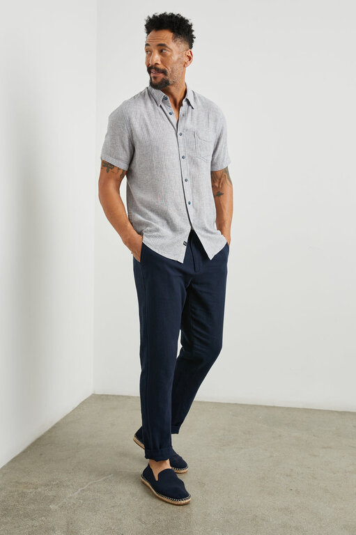 Rails RAILS CARSON CHAMBRAY/RED STRIPE