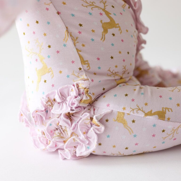 POSH PEANUT Posh Peanut Ryleigh - Footie Ruffled Zippered One Piece