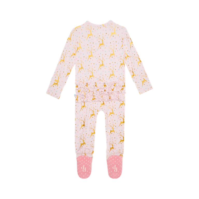 POSH PEANUT Posh Peanut Ryleigh - Footie Ruffled Zippered One Piece