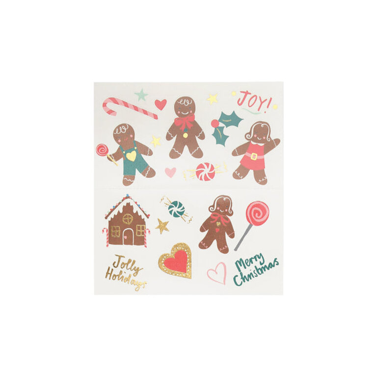 meri meri Meri Meri Gingerbread Temporary Tattoos