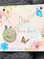K & E Beads Mom/Grandma Necklace