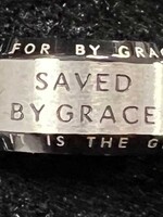 Spirit and Truth For By Grace Are Ye Saved Ring Size 8