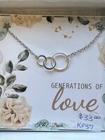 K & E Beads Generations of Love Necklace