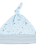 Living Grace Knit Hat - Blue Geo Stripe Newborn