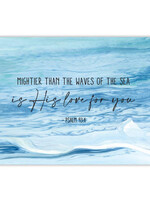 Living Grace Post Card - Mightier than the Waves