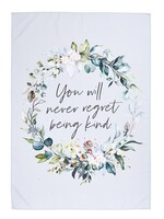 Autom Never Regret Fabric Banner