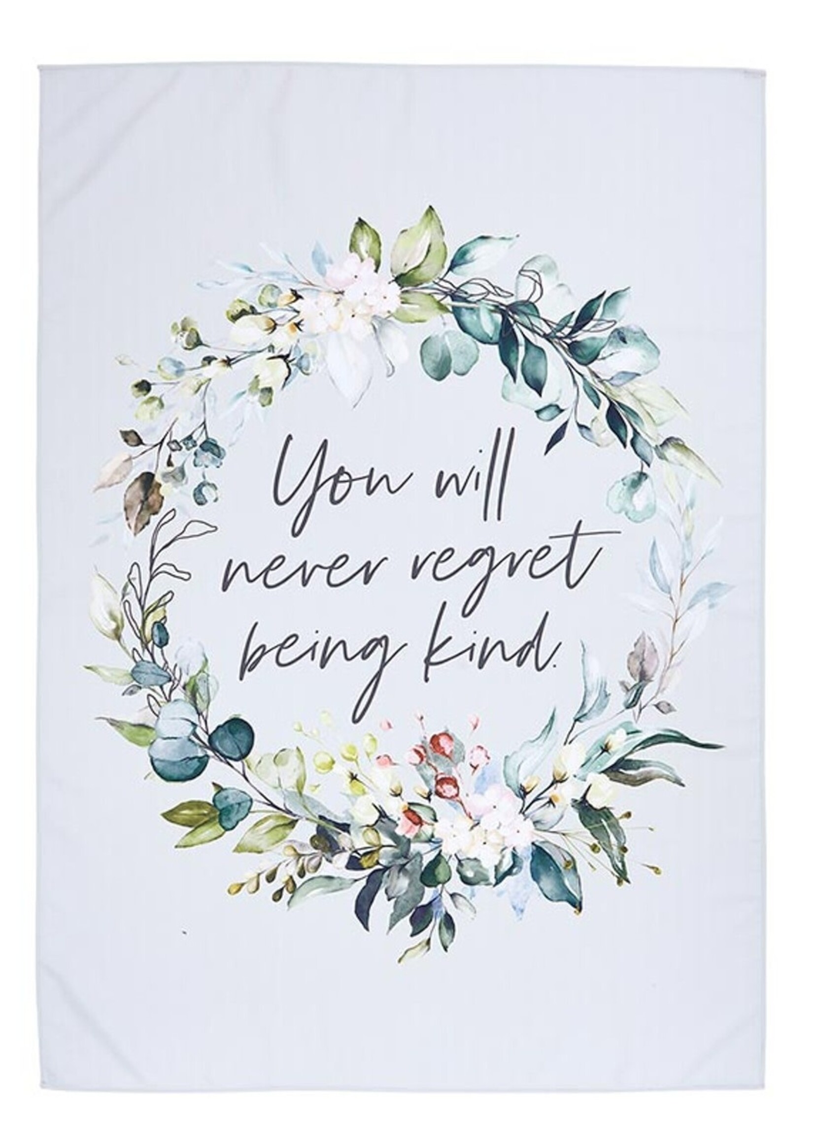 Autom Never Regret Fabric Banner