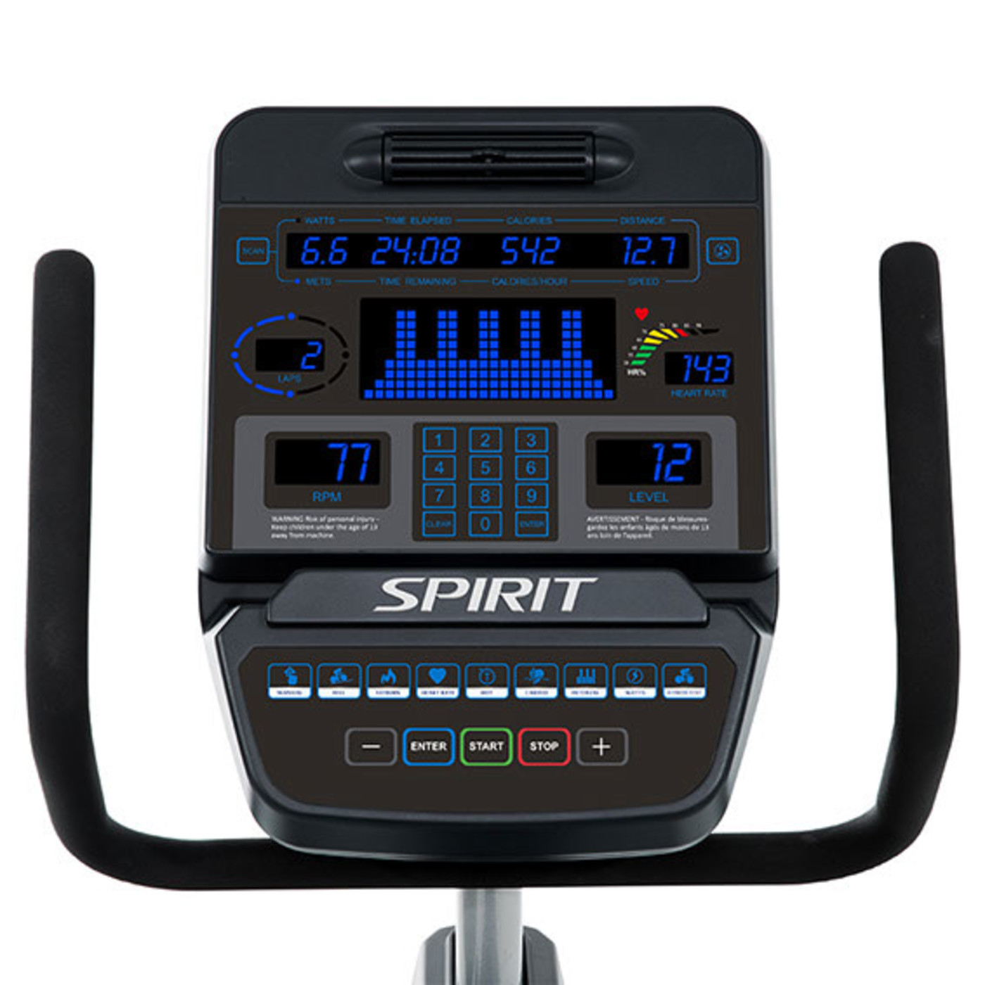Spirit CR900 Recumbent Bike Fitworks Moncton