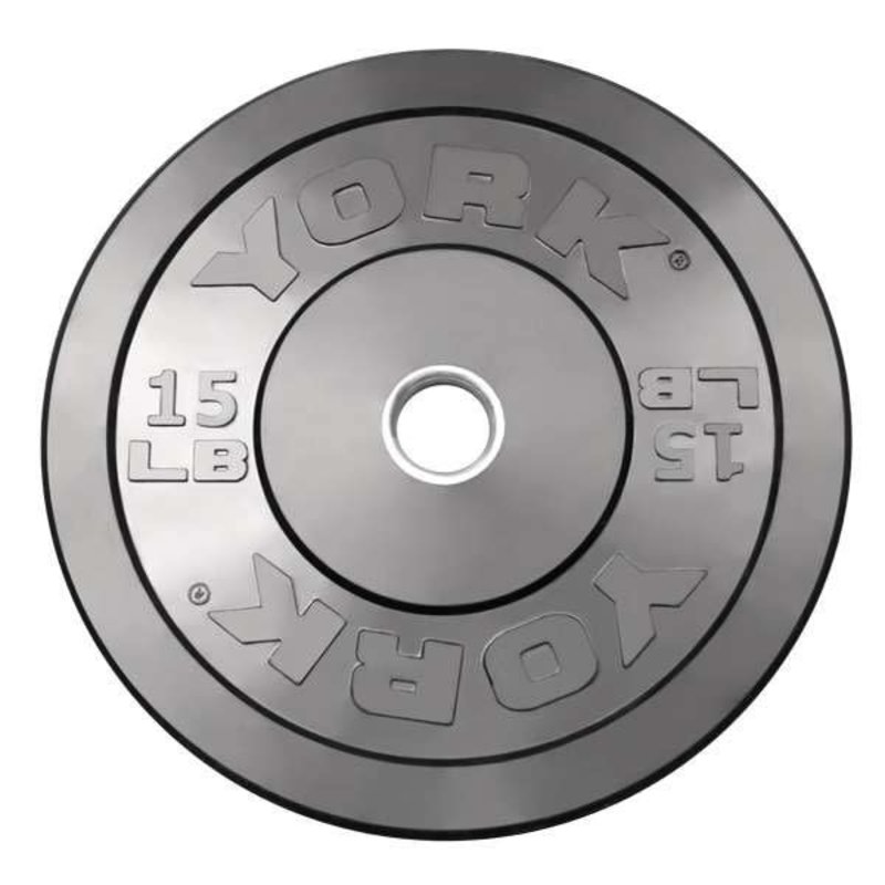 York 2" Olympic Rubber Bumper Plates