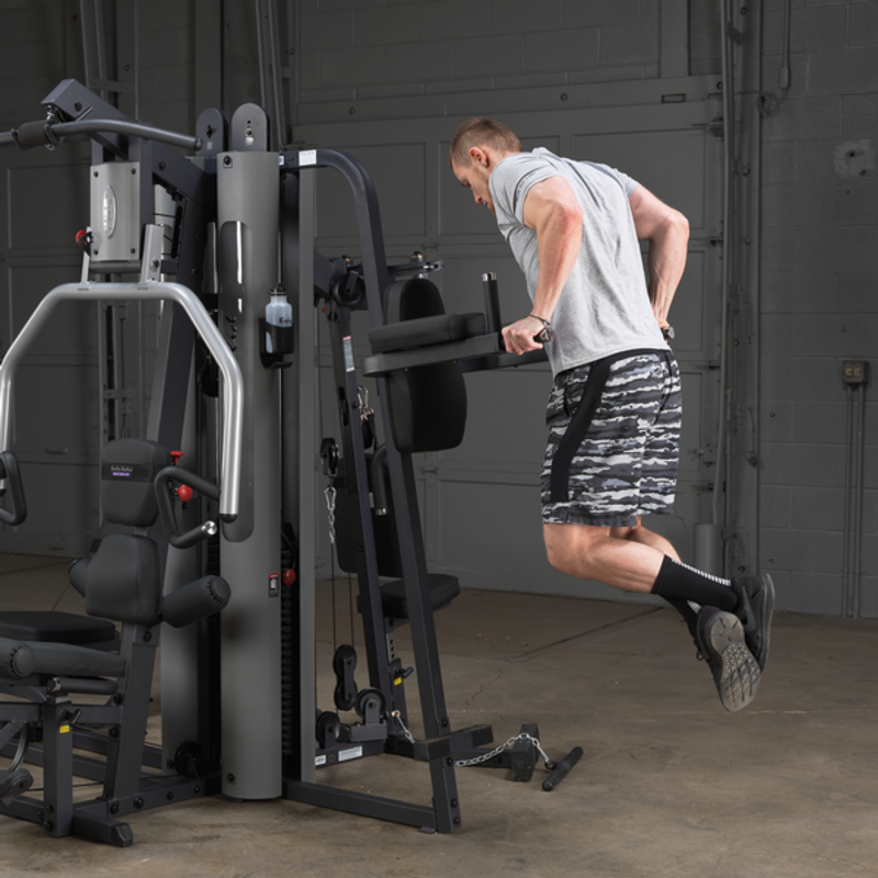 Body-Solid GKR9 Vertical Knee Raise and Dip Station for G9S