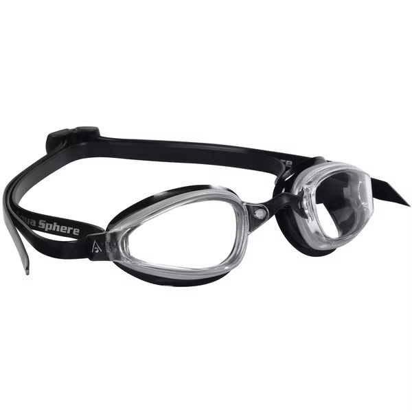 MP K180 Goggles, Clear/Silver/Black