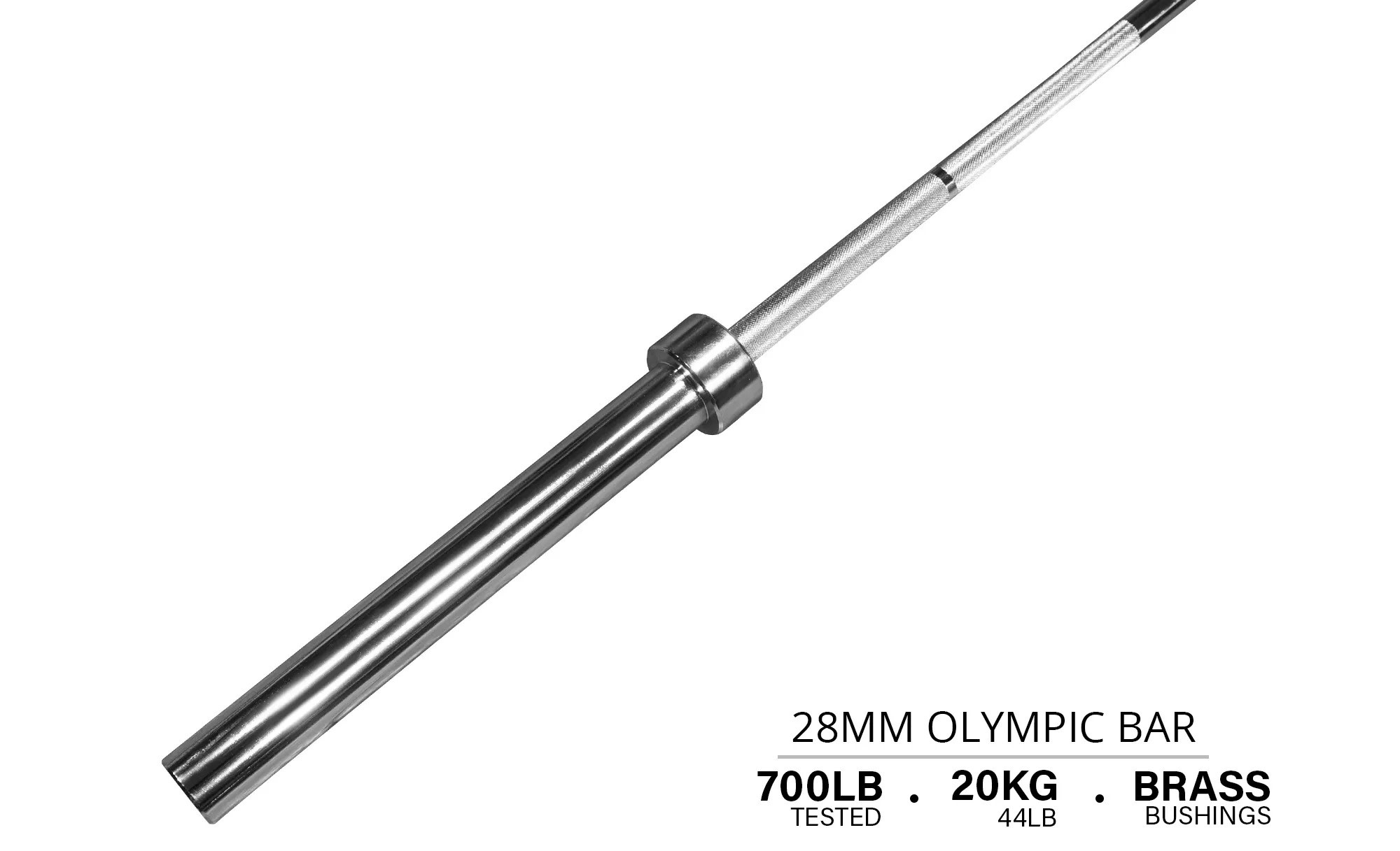 Olympic Bar 700 lb Rating 28mm 44 lb