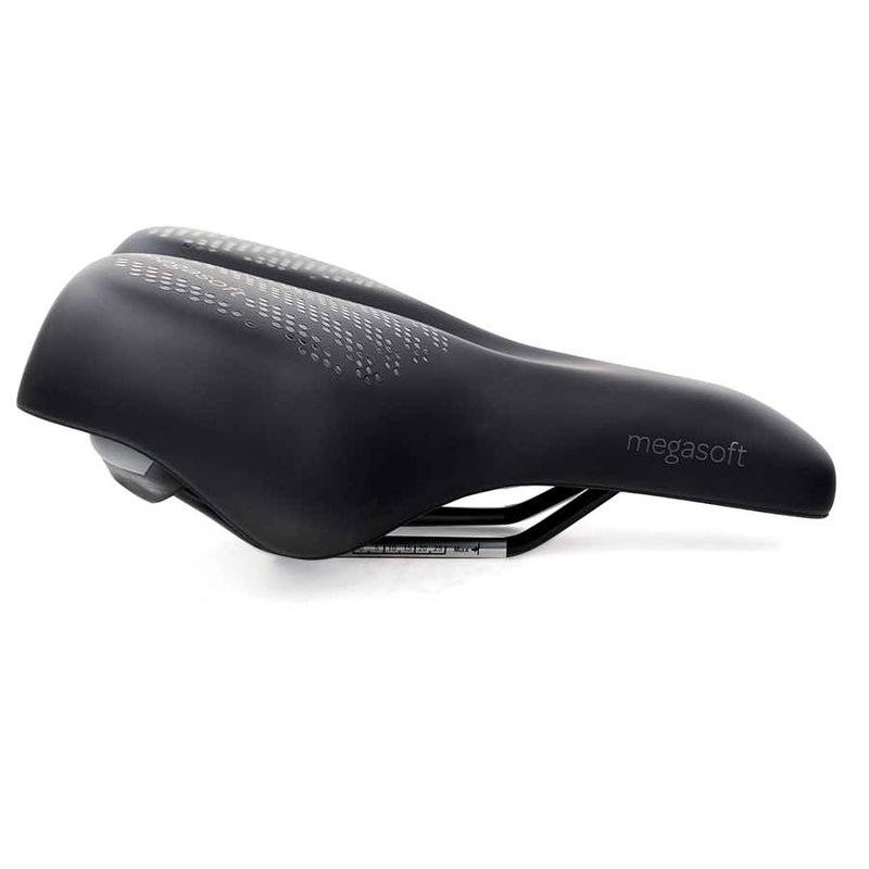 Megasoft Recreational, Saddle, 260 x 200mm, 512g, Black