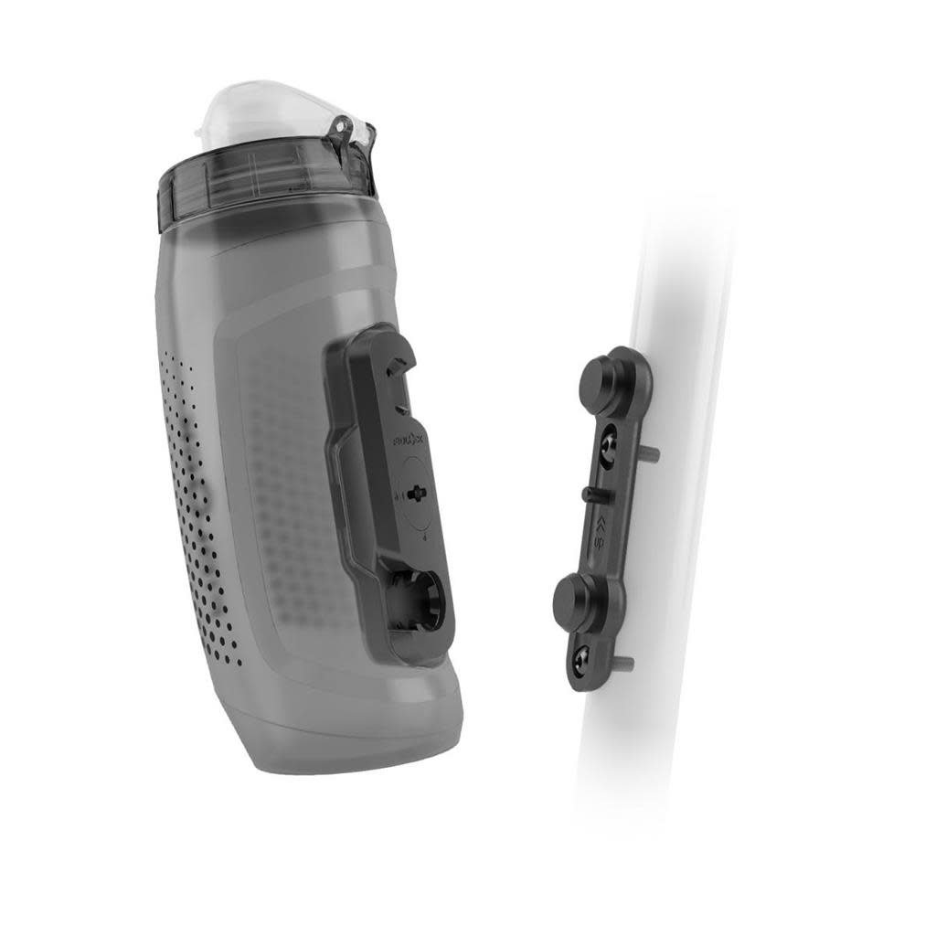 Fidlock Bottle 590ML With Bike Base, Transparent Black