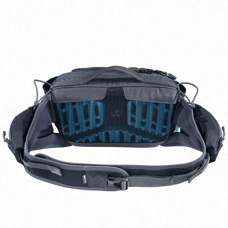 EVOC Hip Pack Pro, Hydration Bag, Volume: 3L, Bladder: Included (1.5L), Black/Carbon Grey