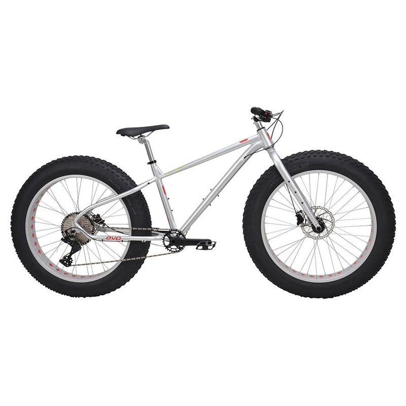 EVO OMW Fat Tire Mountain Bike, Hardtail Bicycle, 26''
