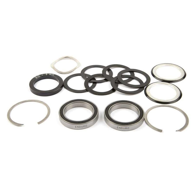 Enduro Standard, Steel Bearing Kit, BB30, With Seals and Washers