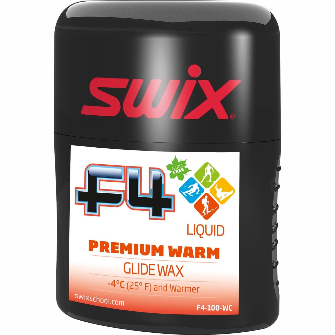 Swix F4 Warm Liquid Performance Glide Wax 100ml
