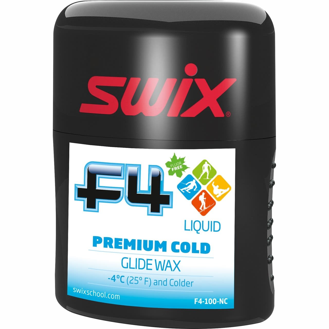 Swix F4 Premium Cold Liquid Performance Glide Wax 100ml