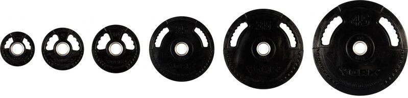 York 2" G-2 Rubber Olympic Weight Plate