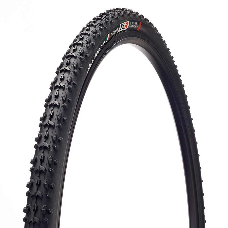 Challenge Grifo TLR, Tire, 700x33C, Folding, Tubeless Ready, Vulcanized, Nylon, Black