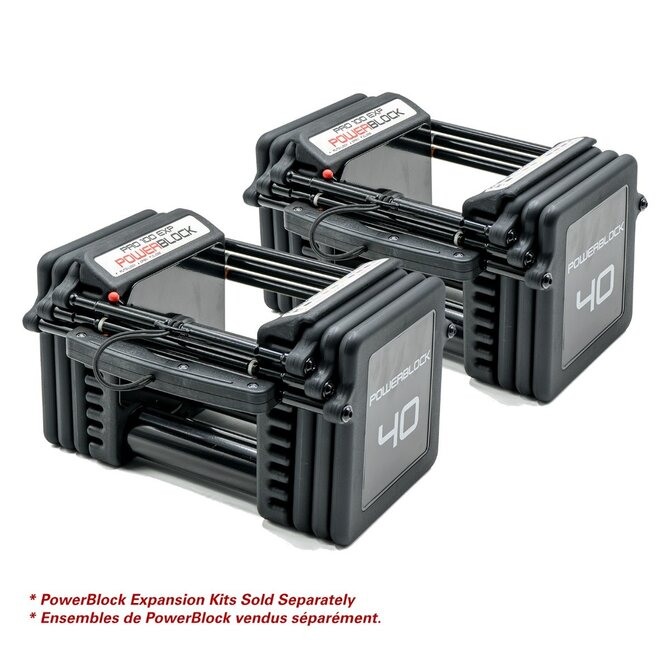 Go Powerblock PowerBlock Pro100 Exp Stage 1, 5-40lbs - Fitworks Moncton