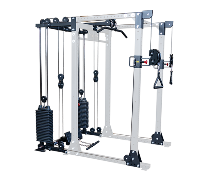 Body-Solid Functional Trainer Attachment with weight stacks for GPR400
