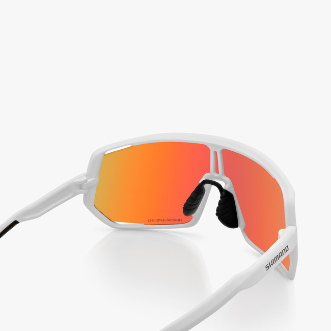 Shimano Technium 2 Matte White Frame with Ridescape Road Lens