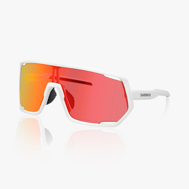 Shimano Technium 2 Matte White Frame with Ridescape Road Lens