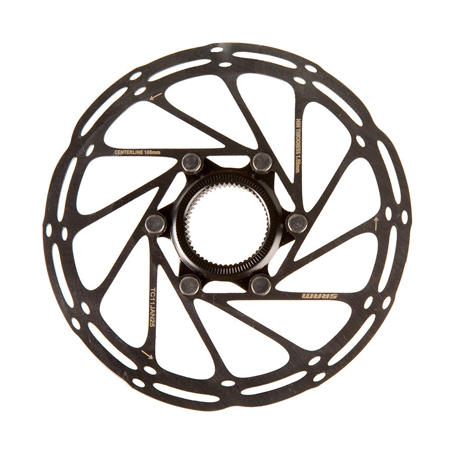 SRAM Centerline Black 160mm Center Lock