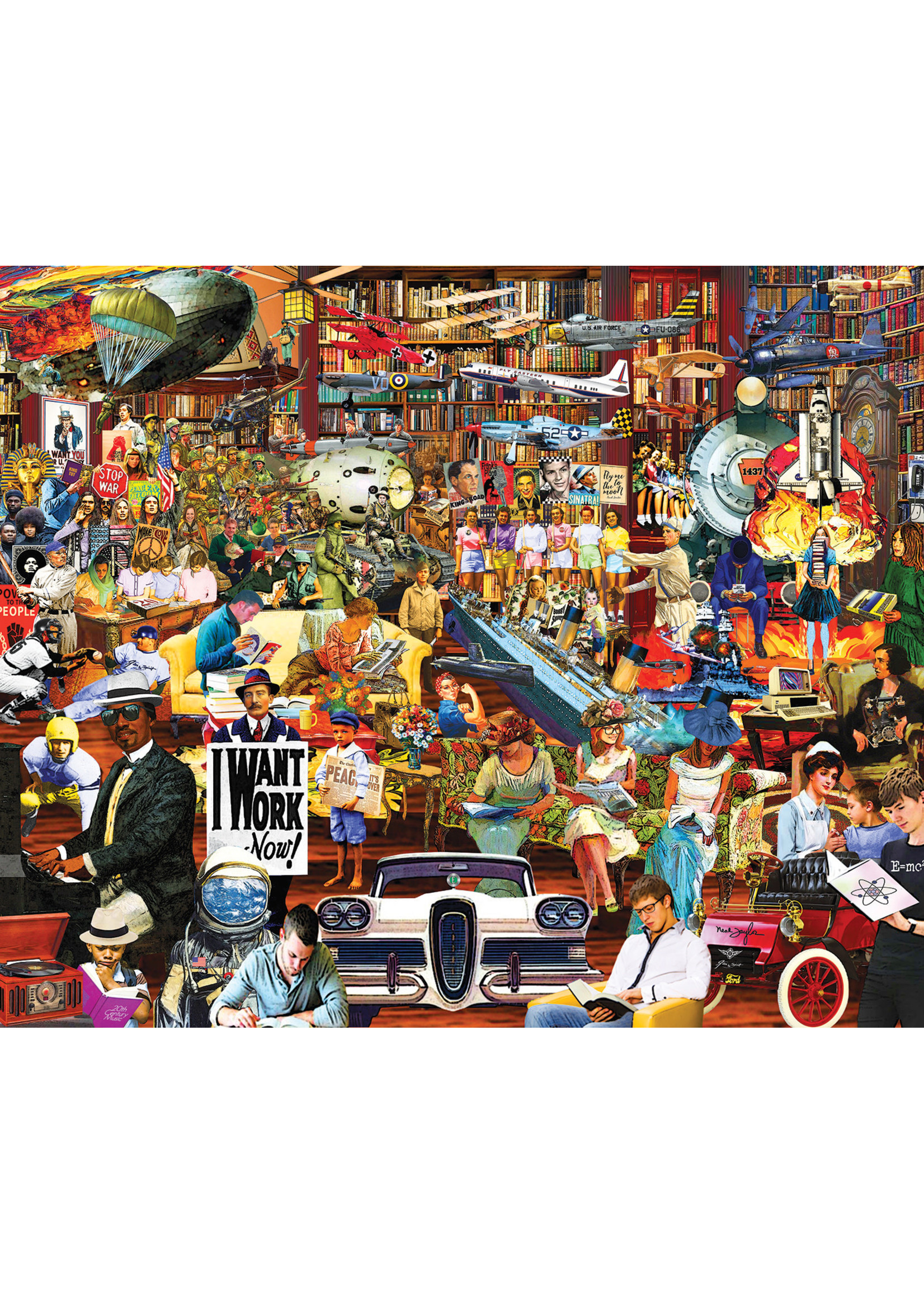 Sunsout 20th Century History Puzzle 1000+ Large Pieces