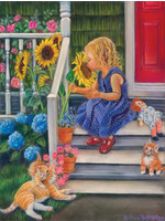 Sunsout A Summer Kiss Puzzle 300 Large Pieces