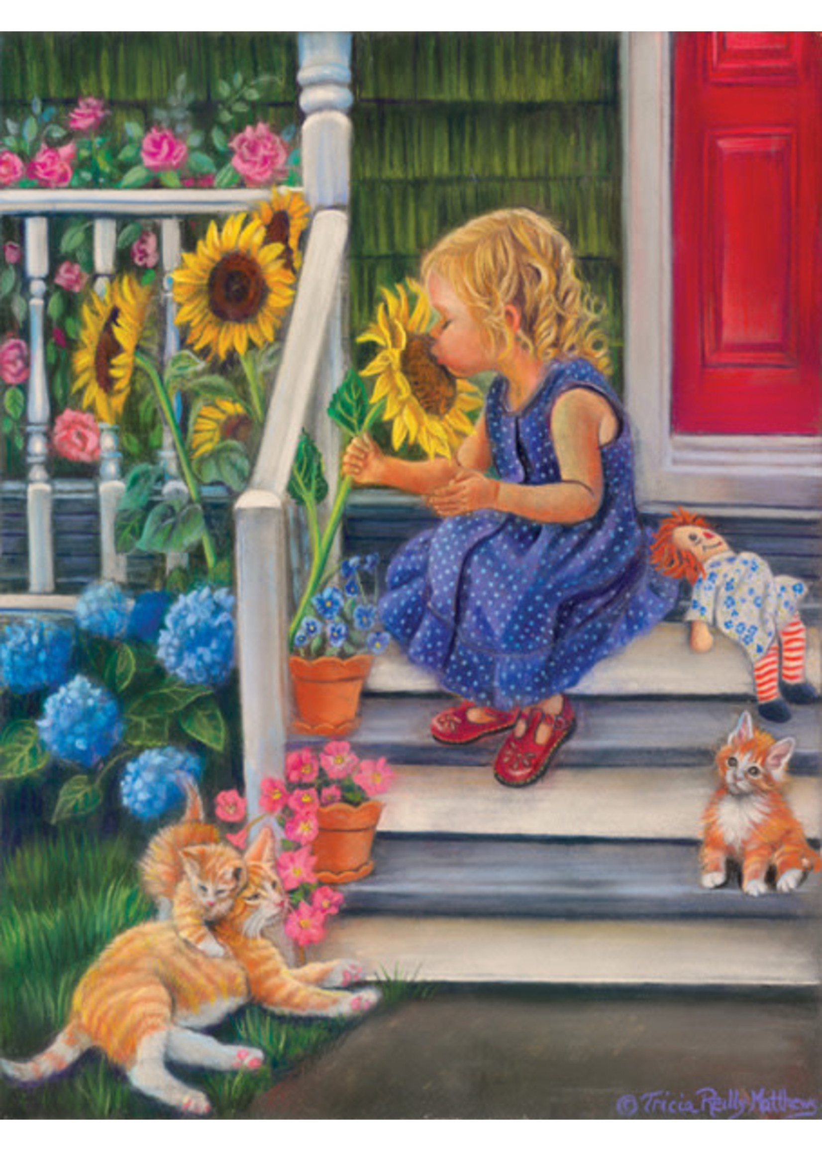 Sunsout A Summer Kiss Puzzle 300 Large Pieces