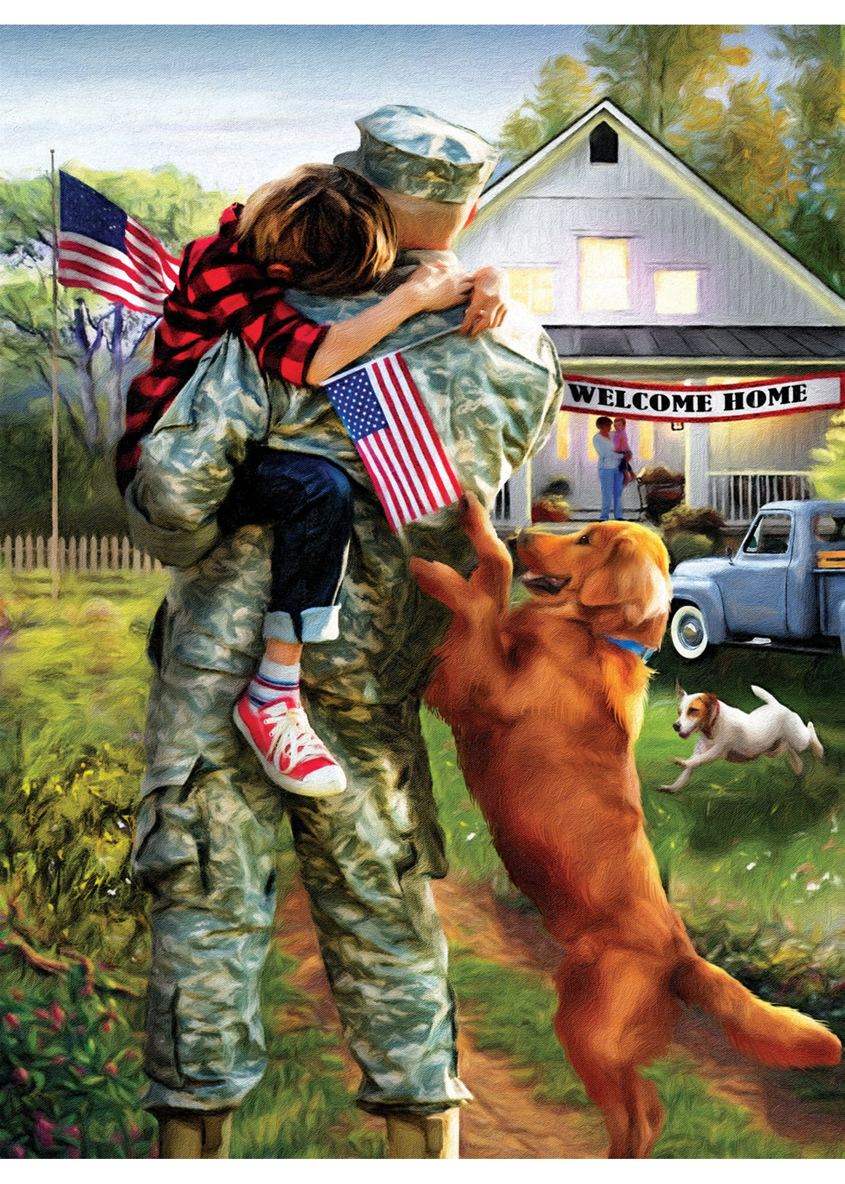 Sunsout A Warm Welcome Home Puzzle 1000pc