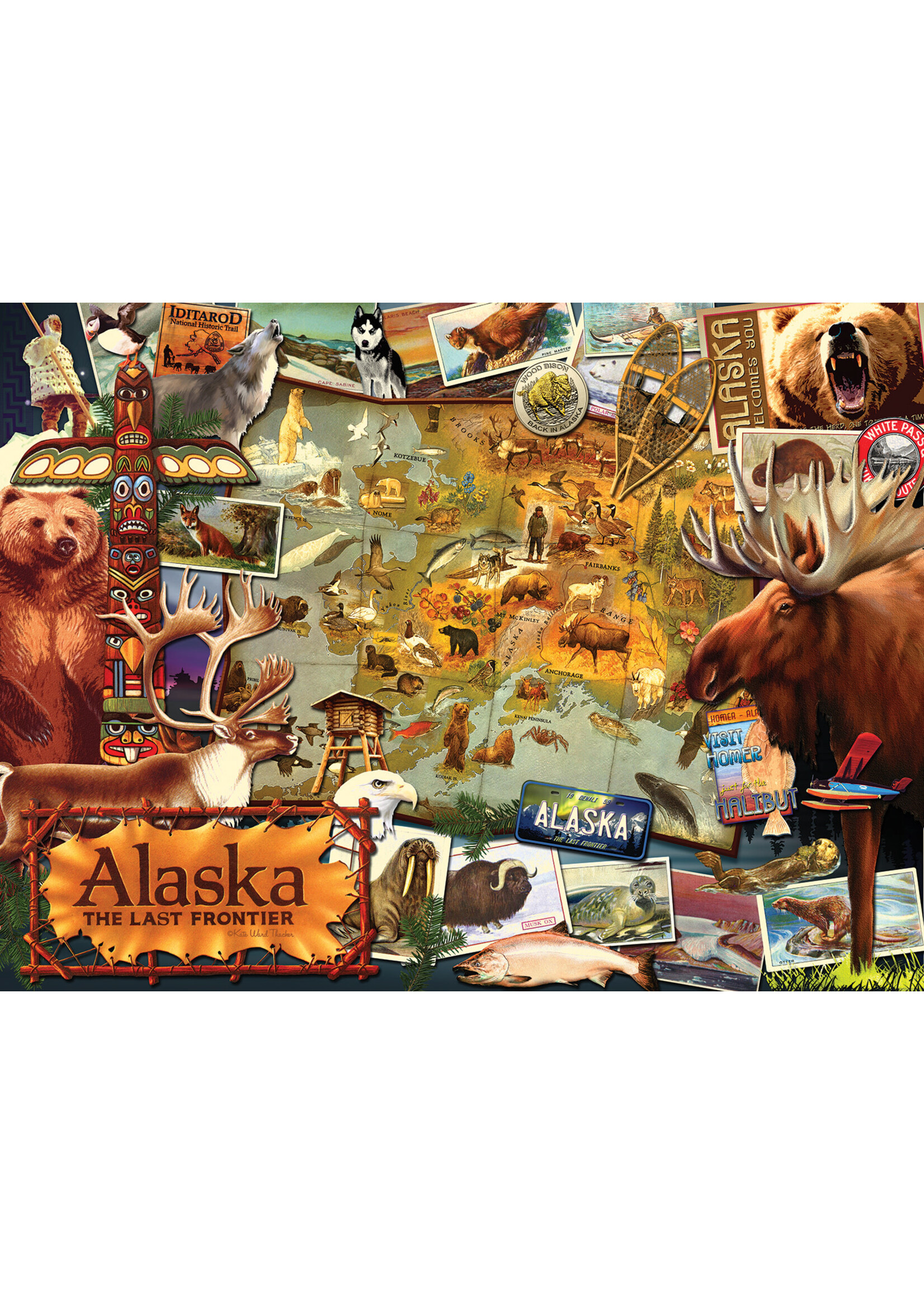 Sunsout Alaska, the Final Frontier Puzzle 1000 Pieces