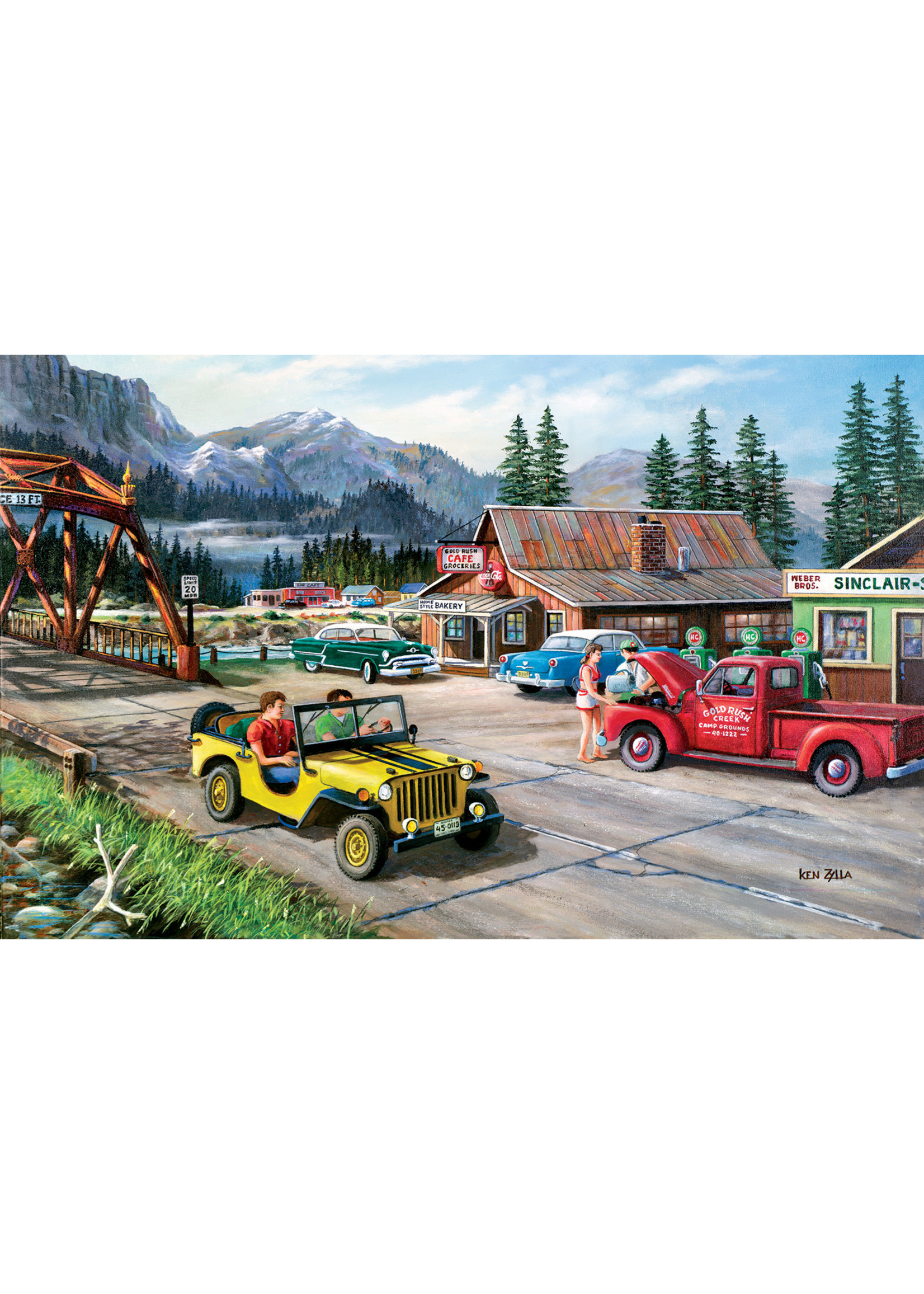 Sunsout Alaskan Road Trip 550 Puzzle 550 Pieces
