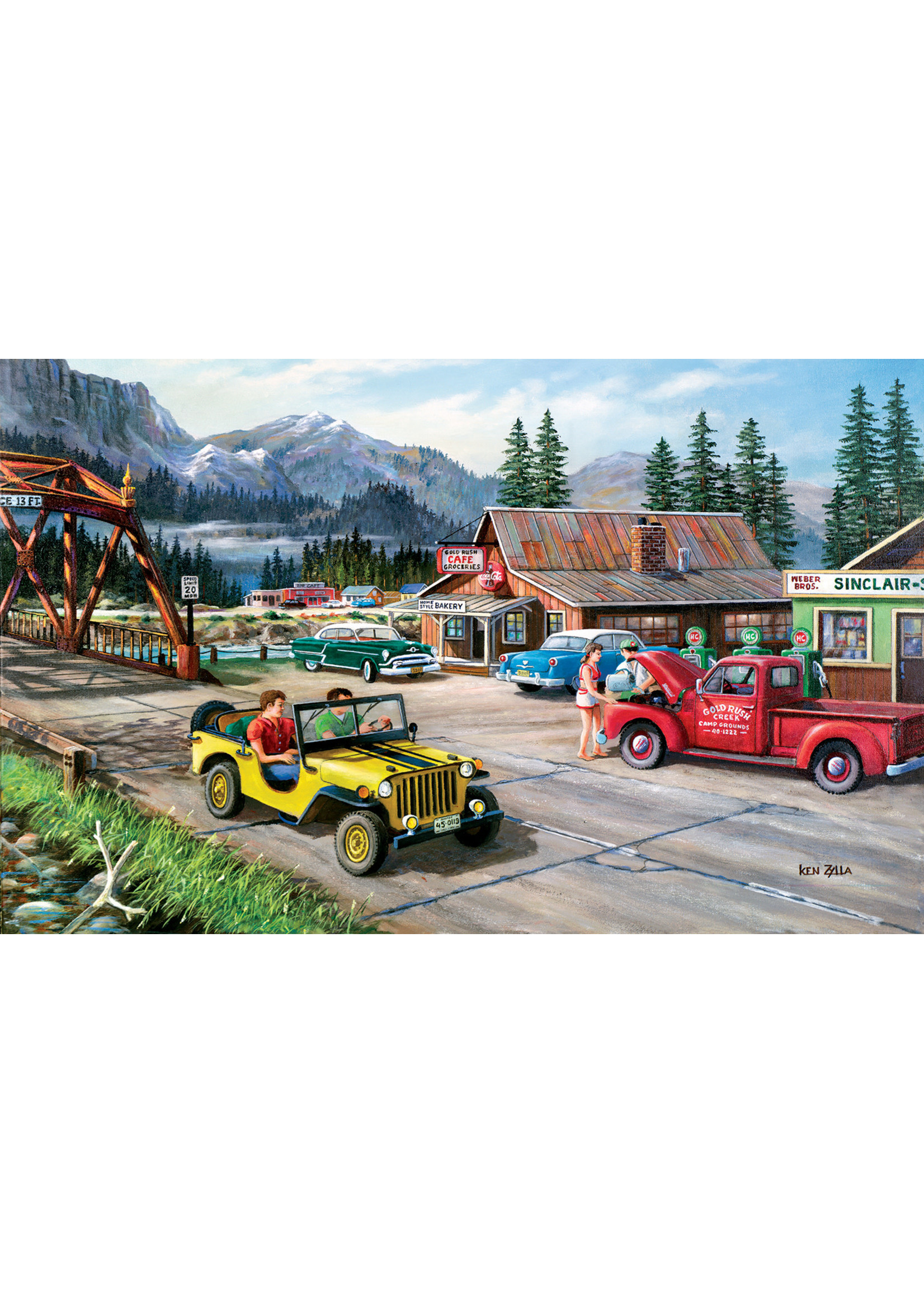 Sunsout Alaskan Road Trip Puzzle 300 Large Pieces