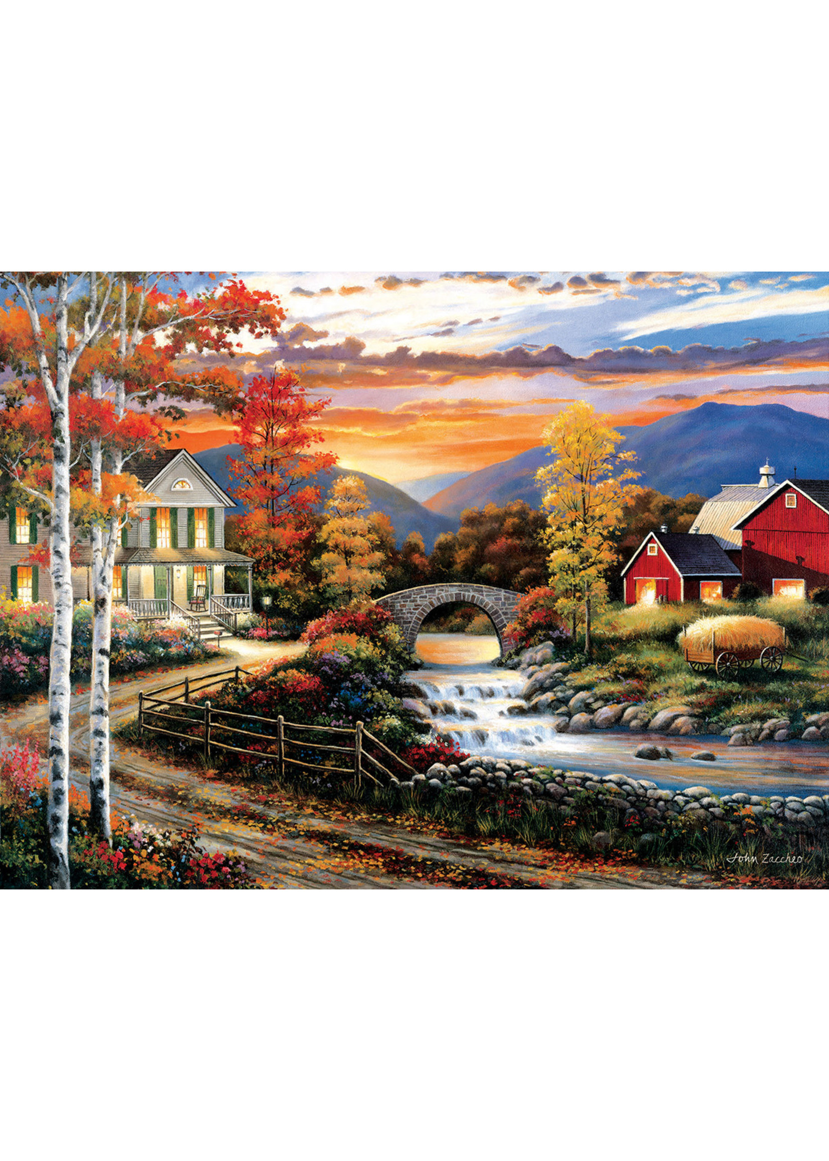 Sunsout Babbling Creek Road Puzzle 300 Large Pieces