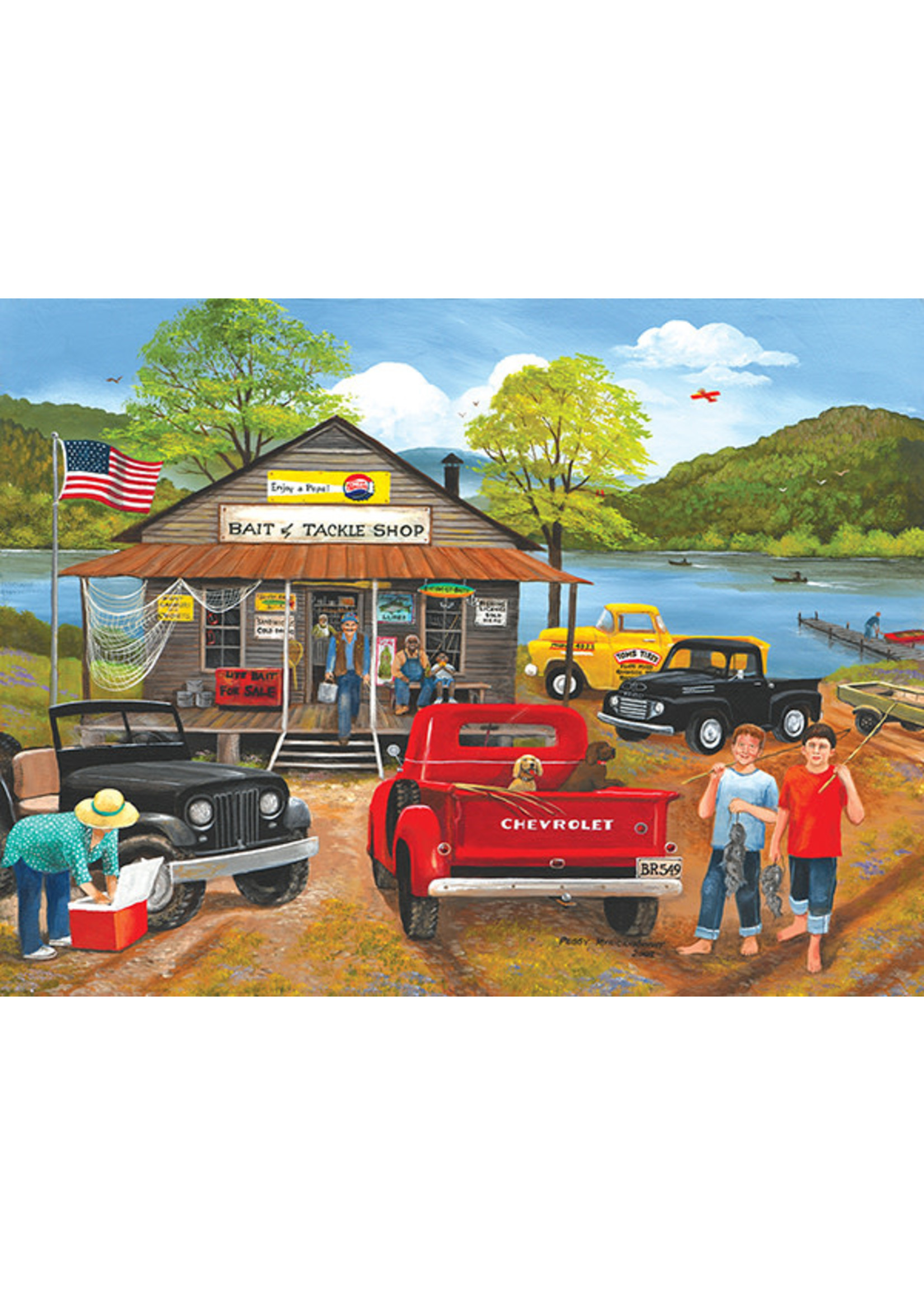 Sunsout Bait & Tackle Shop Puzzle 300 Large Pieces