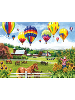Sunsout Balloons Over Fields Puzzle 500 Pieces