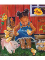 Sunsout Barn Babies Puzzle 300 Large Pieces